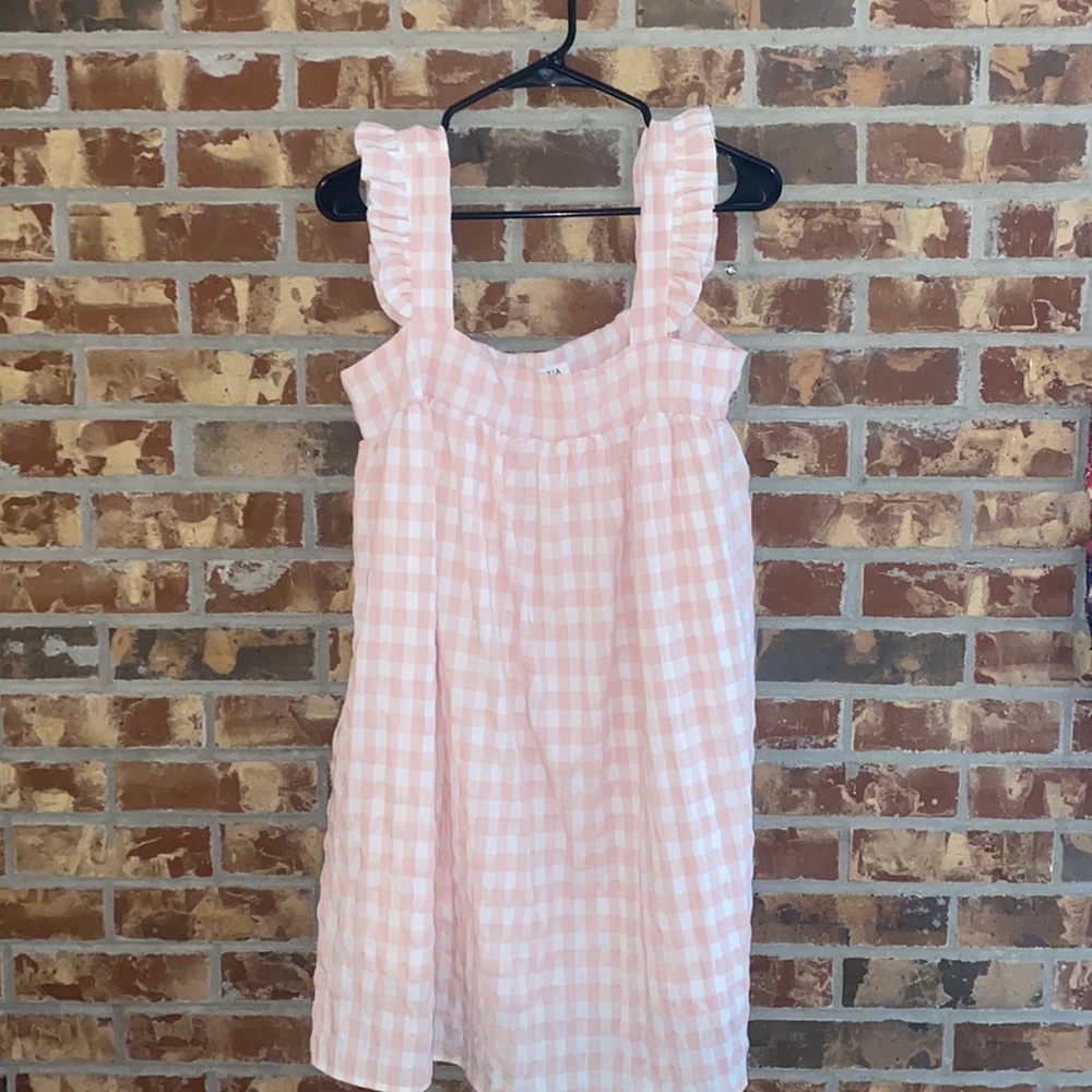 Pink Gingham Dress